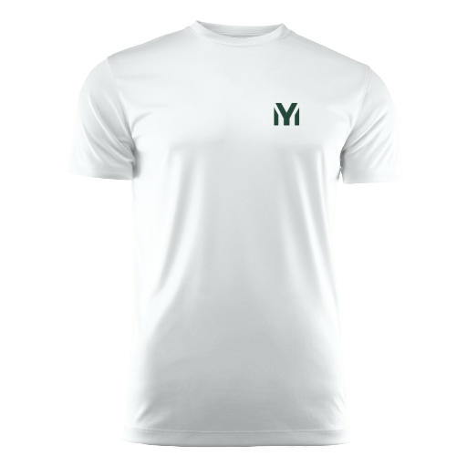 MyFIT Quests White Tee M Logo